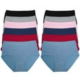 thumbnail image 1 of DDI 2384580 Classic Cotton Mid-Rise Brief Panties, Assorted Color - Case of 72, 1 of 1