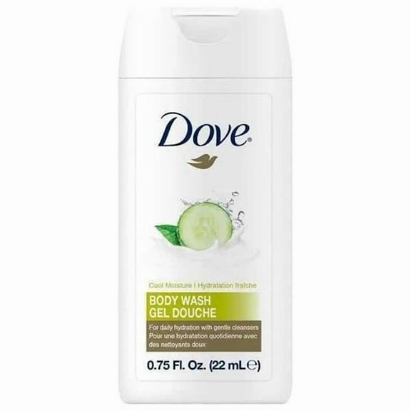 DDI 2384783 Dove Cucumber Body Wash - 0.75 oz - Case of 192