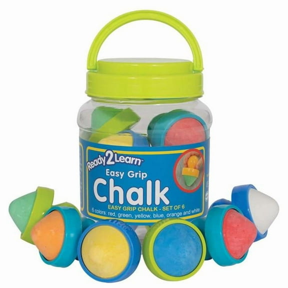 DDI 2381041 Easy Grip Chalk, Assorted Color, 6 Piece - Case of 24