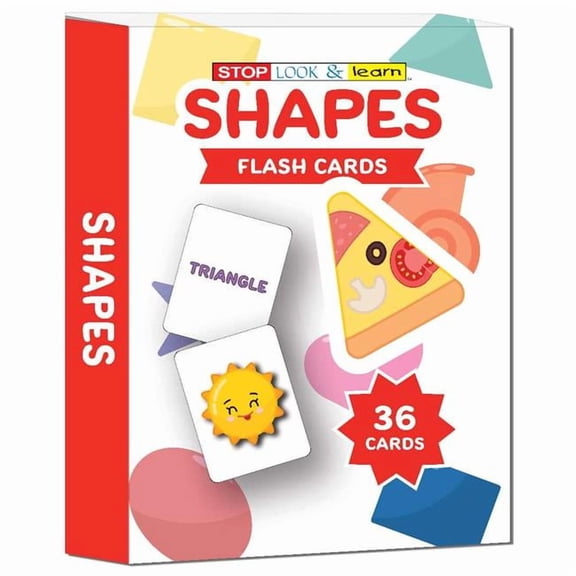 DDI 2380070 Flash Card Sets, Shapes - Case of 100