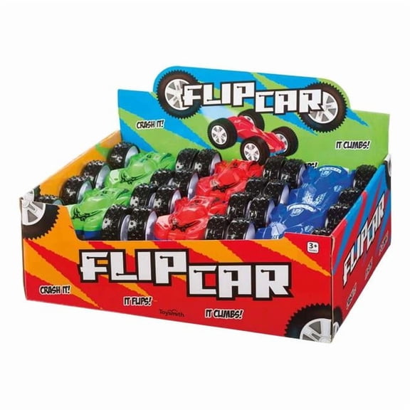 DDI 2377669 Flip Cars - Assorted Color - Case of 12