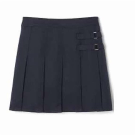 DDI 2377369 Girls Pleated Skorts - Navy, Size 12 - Case of 24