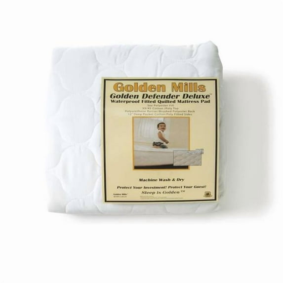 DDI 2379832 Golden Defender Deluxe Waterproof 8 oz Mattress Pad, Full Extra Large Size - Case of 6