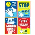 thumbnail image 1 of DDI  Hand Washing Wall Signs - Assorted Case of 48, 1 of 1