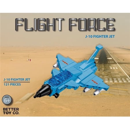 DDI 2367329 J-10 Firefly Fighter Jet Building Brick Kits - 121 Piece - Case of 24
