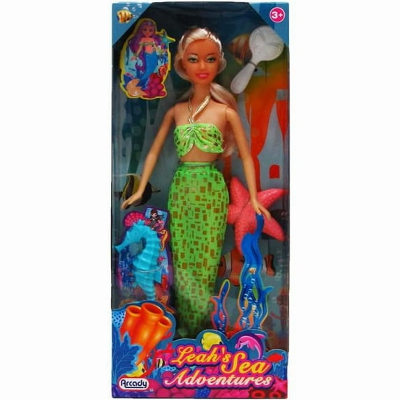 DDI 2382739 Leah Mermaid & Fairy Doll Sets, Assorted Color - 11.5 in. - Case of 45