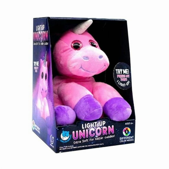 DDI 2377014 Light-Up Plush Unicorn, 10 in. - Case of 6