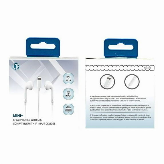 DDI 2386897 Lightning Earbuds with Mic - White - Case of 200