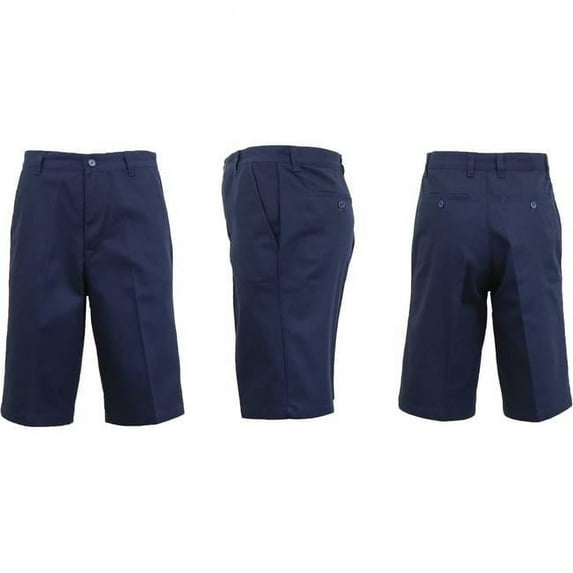 DDI 2272106 Men's Navy Flat Front Twill Shorts - Size 36 Case of 24