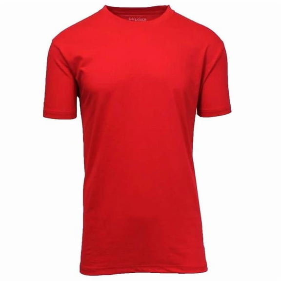 DDI 2382689 Mens Crew Neck T-Shirt - Red, 2XL - Case of 24
