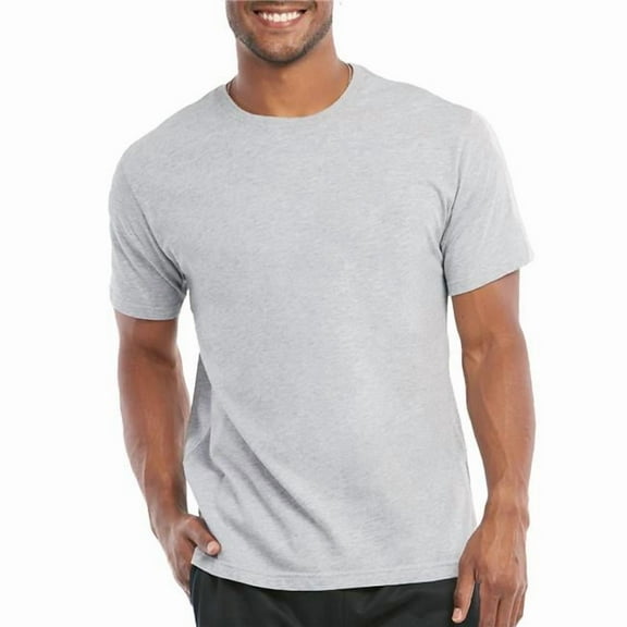 DDI 2370673 Mens Crew Neck T-Shirts - 2X, Heather Gray - Case of 60