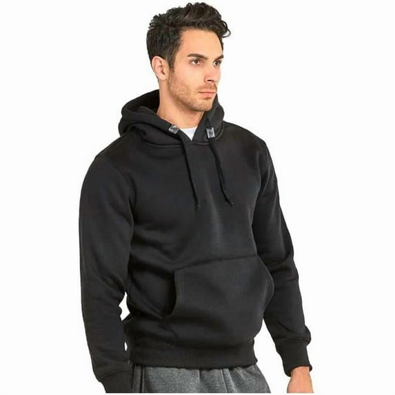 DDI 2380440 Mens Heavy Weight Hoodies, Black, Extra Large - Case of 12