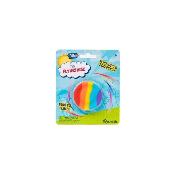DDI 2386483 Mini Flying Discs - Rainbow Color - Case of 12
