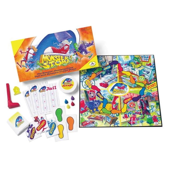 DDI 2317841 Monster Stomp Board Games - 2 Players, Ages 7 Plus - Case of 6