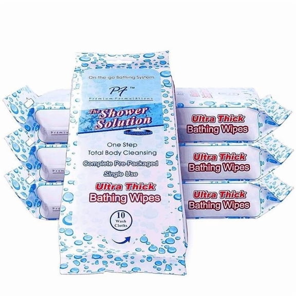 DDI 2339660 No Rinse Bathing Wipes - 10 Per Pack - Case of 24