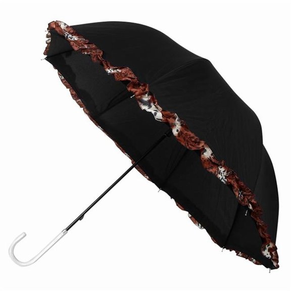DDI 2363430 Petite Umbrellas - Black & Leopard Print Border - Case of 12