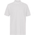 thumbnail image 1 of DDI  Premium White Youth Polo Shirt - White - 14/16 (L), 1 of 1