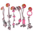 thumbnail image 1 of DDI 2341604 Rope & Rubber Dog Toys - Pink/Grey  6'' Case of 72, 1 of 1