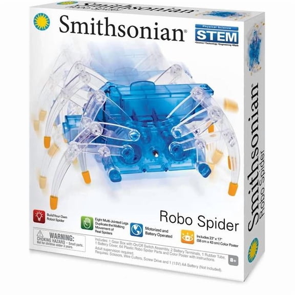 DDI 2377687 Smithsonian Robo Spiders - Case of 4