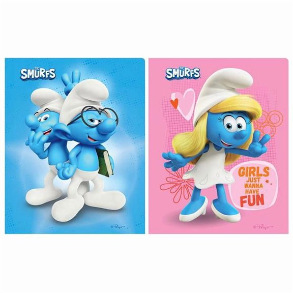 DDI 2376926 Smurfs Portfolios - Assorted Color - Case of 24