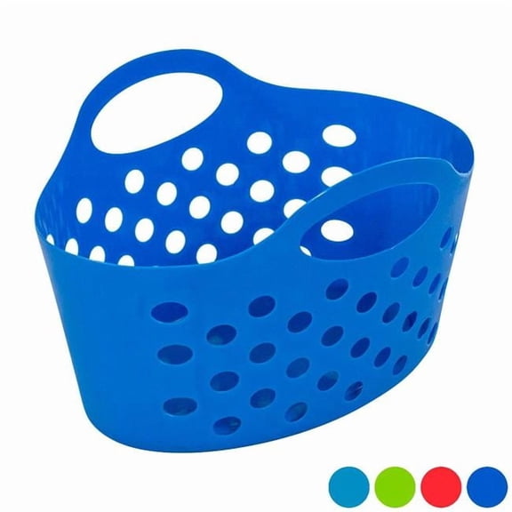 DDI 2385608 Soft Plastic Baskets - Assorted Color - Case of 36