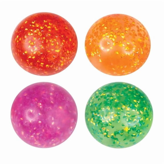 DDI 2380838 Sphere Galactic Glitter Ball, Assorted Color - Case of 144