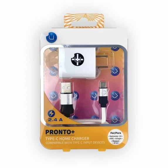 DDI 2386399 Type-C Chargers - White - Case of 60