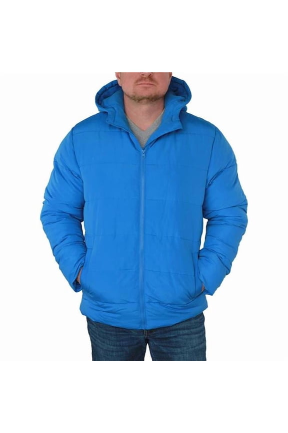 2373517 Unisex Hooded Fleece Lined Jacket - Royal, Small-Extra Large - Case of 10