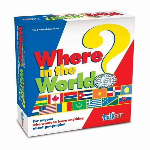 DDI 2317917 Where in the World Geography Games - Ages 8 Plus, 2-6 Players - Case of 6