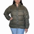 thumbnail image 1 of DDI 2380744 Womens Solid Puffer Jackets, Olive, Large - Case of 12, 1 of 1