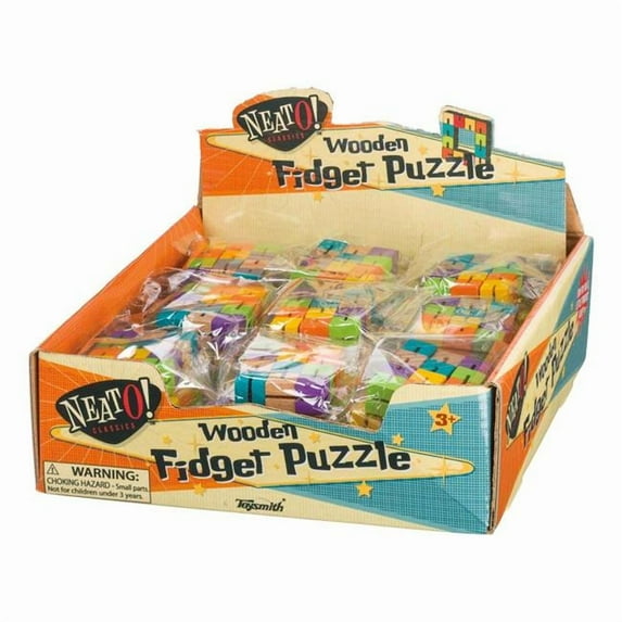 DDI 2386453 Wood Fidget Puzzles - Case of 24