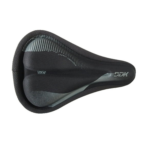 DDK Saddles: Gel Saddle Cover in Black-BLACK