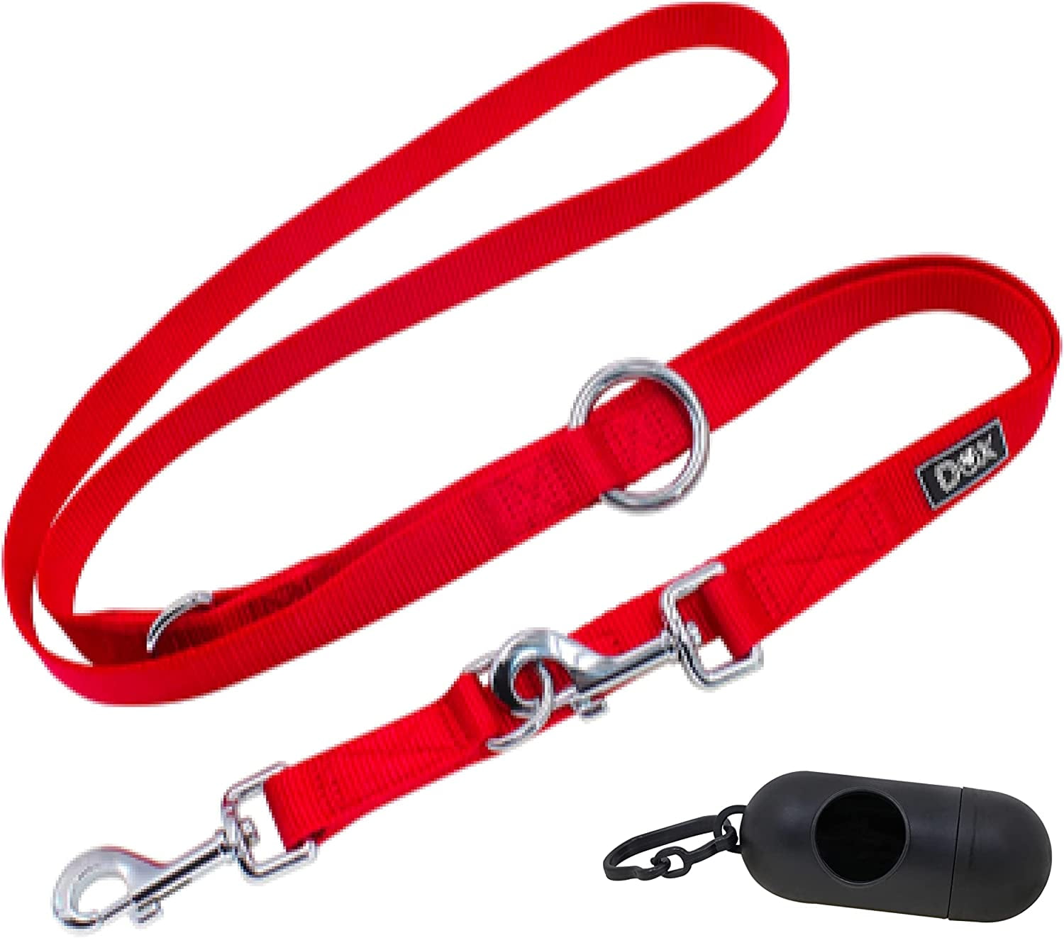 DDOXX Nylon Dog Leash 3way Adjustable 66 ft for Dogs Large Small Double Dog Walmart