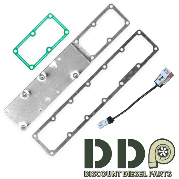 DDP Billet Grid Heater Delete W Gaskets For 13-23 Dodge RAM 6.7L Cummins Diesel