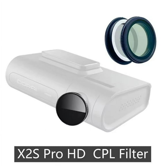 DDPAI X2S Pro Dash Cam HD CPL Filter, Dust Protection & Anti Glare