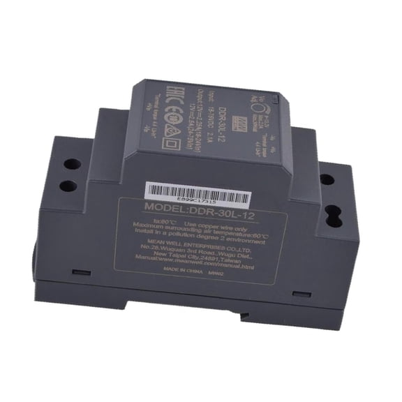 DDR-30L-12 30W Din Rail DC/DC Converter O/P +12V2.5A - 1 item(s)