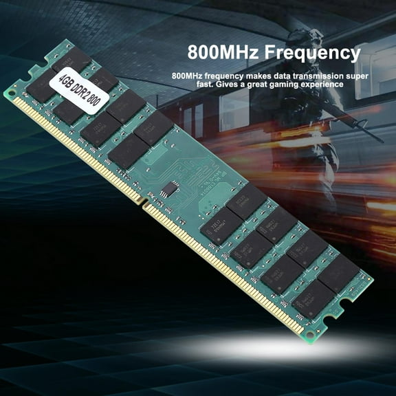 DDR2 4GB 800MHz PC2,6400, Upgrade PC Memory For Smooth Gaming, 240PIN