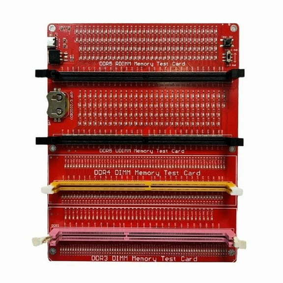 DDR3 DDR4 DDR5 UDIMM RDIMM Memory Diagnostic Tester Tool For Desktop Servers Repair