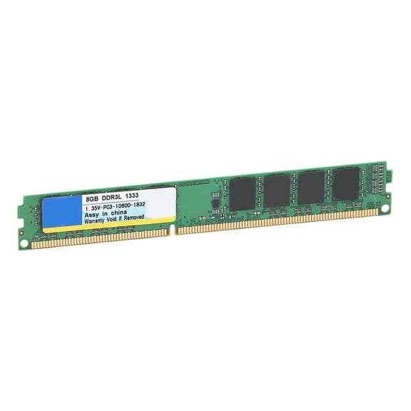 DDR3L 8GB Desktop RAM Memory Module 1333MHz PC3-10600 240-Pin 1.35V Low Voltage Computer Memory Upgrade