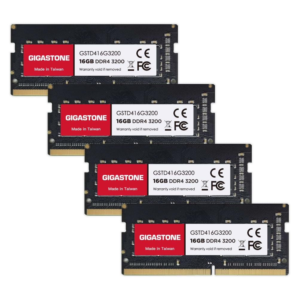 GIGASTONE DDR4 RAM 16GB Kit (2x8GB) 3200MHz - SODIMM Für Laptops & Notebooks