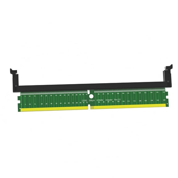 DDR5 UDIMM 288Pin Adapter Memory Test Protective Card With Short Latches DDR5 288Pin UDIMM Slot Adapter For Desktop