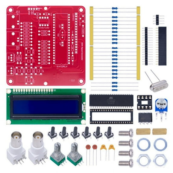 DDS Signal Generator Kit DIY 1-65535HZ Digital Function Generator with Sine Triangle Square Saw Rotating Triangle Waves