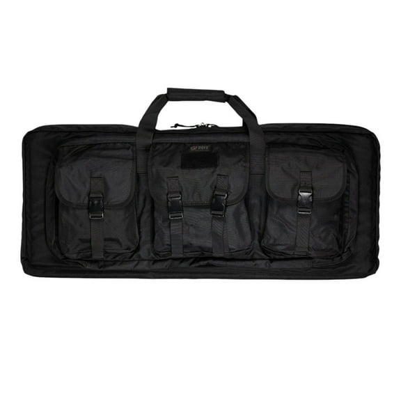 DDT 32" Padded Double Rifle Case with DDT Logo Patch, Color Black