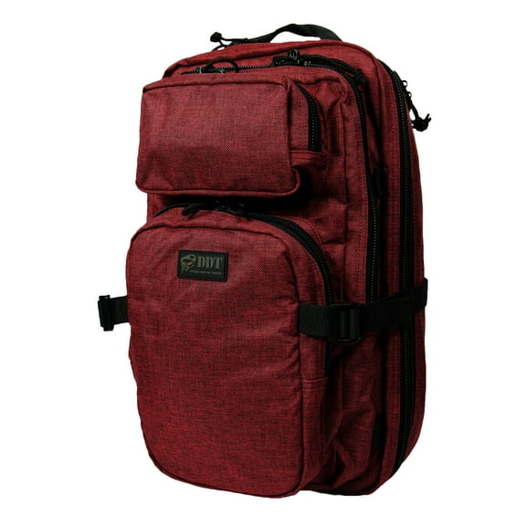 DDT Drifter Urban Day Pack Backpack with DDT Logo Patch, Color Inferno