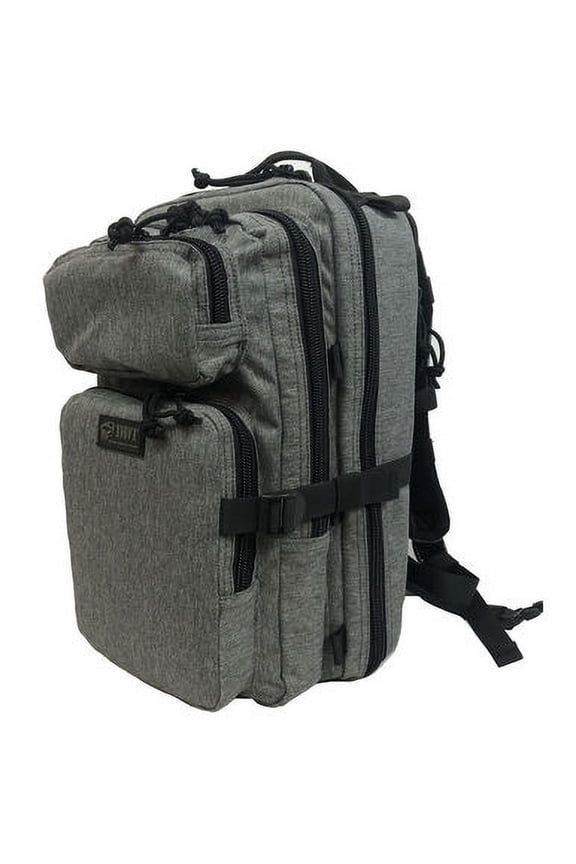 Drifter Urban Day Pack Backpack with DDT Logo Patch, Color Asphalt