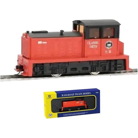 DDT Power Diesel Locomotive (with Bogie Coupler) HO Scale Model Railway, Featuring Premium Wooden Sleepers and high-Conductivity Nickel Silver Track Compatible with The HODC Series.