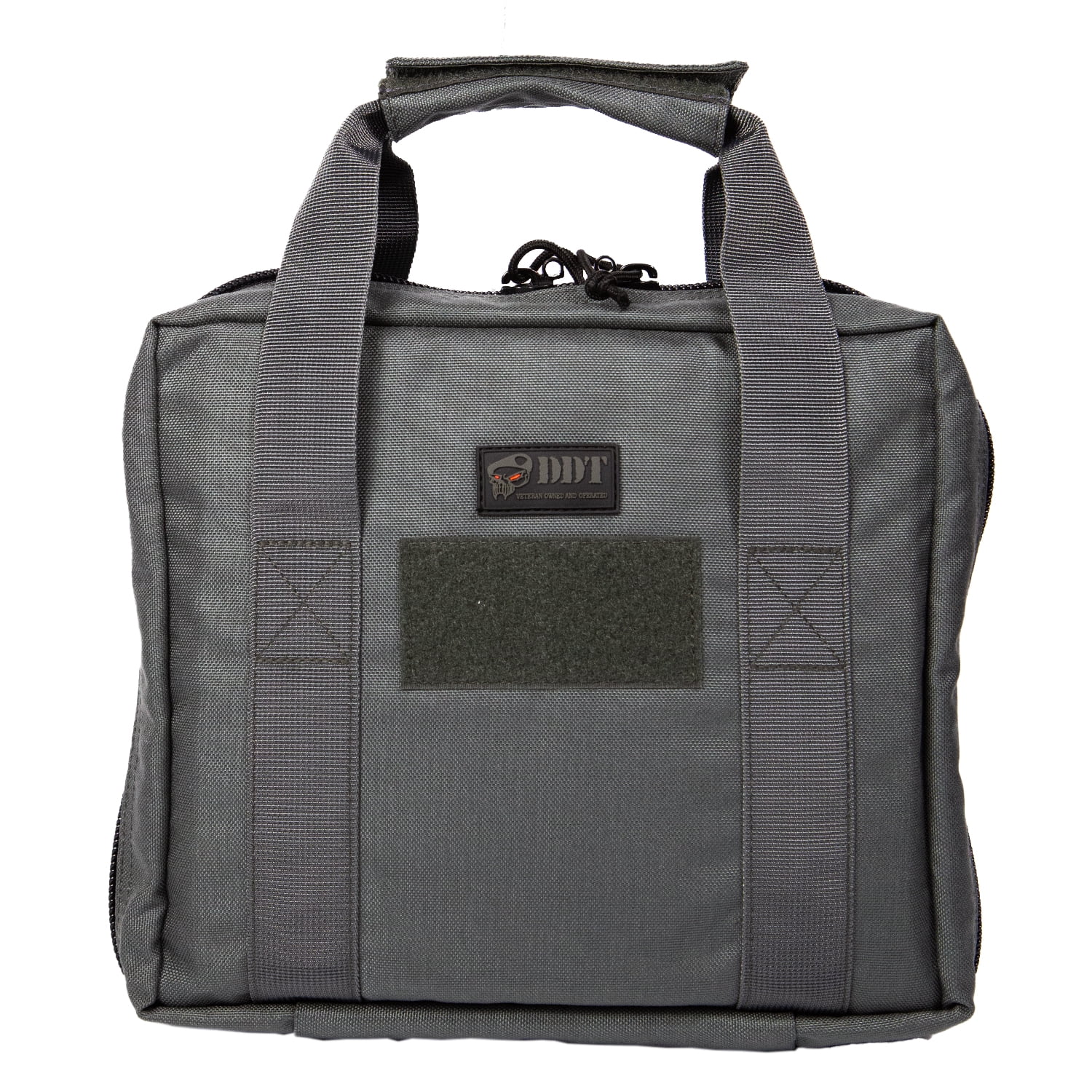 DDT Viper Padded Double Pistol Case, Color Gunmetal