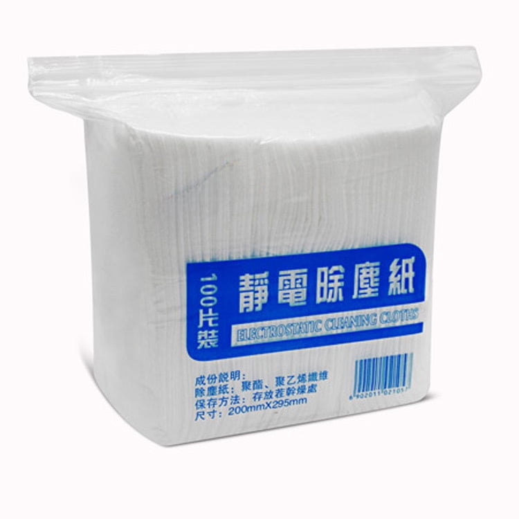 DDWD 100 pieces of static dust removal paper plain disposable sticky