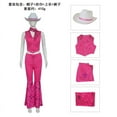 DDWD 2023 movie Real person rose red flared pants cos clothing Ken
