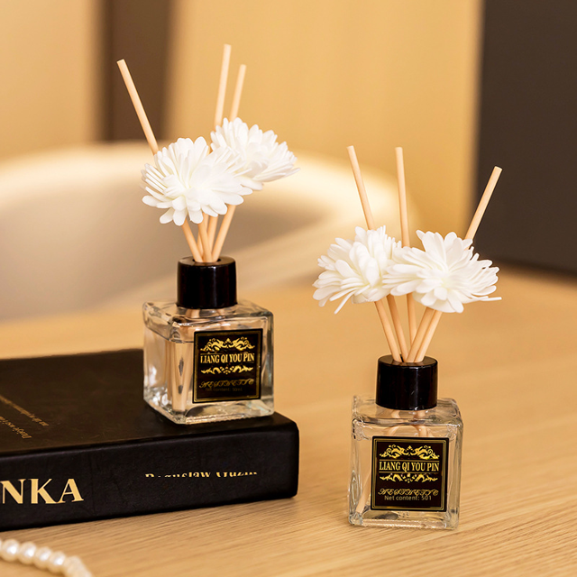 DDWD A254 square nonfire rattan aromatherapy toilet car perfume odor